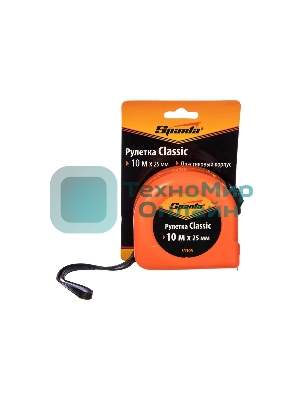 Рулетка Sparta Classic, 10 м х 25 мм, пластиковый корпус
