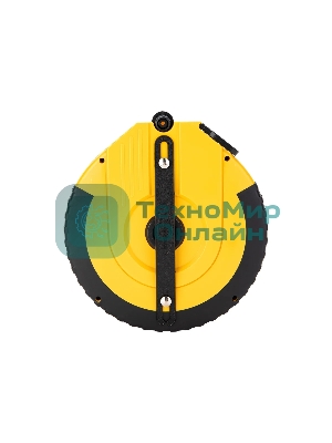 Мерная лента Deli DL9850ZY 50м x 14.5мм Ударопрочный корпус. Основной класс точности. Метрическое полотно из стекловолокна и ПВХ.