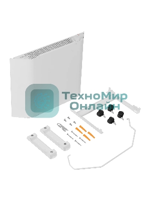 Конвектор электрический Denzel XCE-1000 белый, 1000 Вт, 15 м2, термостат