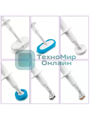 Швабра паровая Kitfort КТ-1016 1300Вт белый