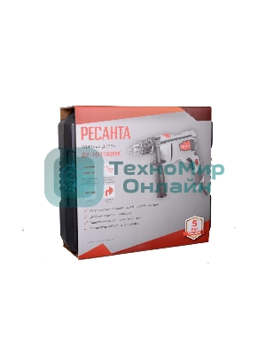 Дрель ударная Ресанта ДУ-16/1100МК 1100Вт патрон:кулачковый реверс