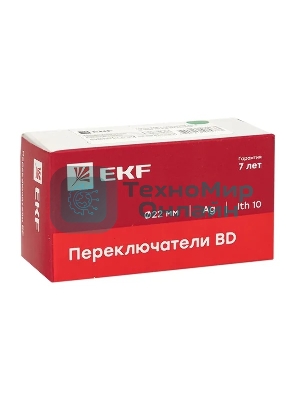 Кнопка BA31 с подсветкой 230В зел. NO IP65 PROxima EKF xb2-bw31-230-65
