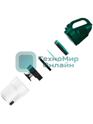 Пылесос ручной Kitfort КТ-5364 80Вт зеленый/черный