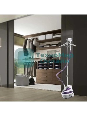 Отпариватель Kitfort KT-941 фиолетовый/белый, 1580 Вт, 38 г/мин, 1200 мл