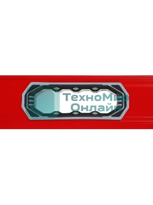 Уровень RGK U4080 пузырьковый 3глаз. магнит. красный