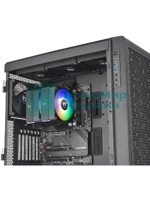 Устройство охлаждения (кулер) Thermaltake Astria 600 ARGB Soc-AM5/AM4/1151/1200/1700 черный 4-pin 26.8dB Al 265W Ret (CL-P121-CA12SW-A)