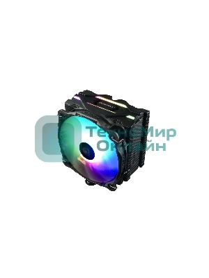 Кулер для процессора Enermax F40 ARGb Edition черный, 140 мм, алюминий/медь, 1200 об/мин, 23 дБ, 4 pin, 200 Вт, 158 мм