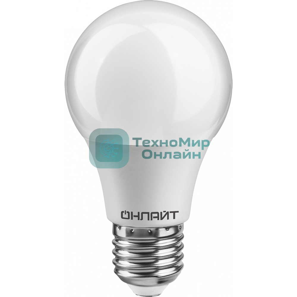 Лампа светодиодная ОНЛАЙТ 61139 OLL-A60-7-230-6.5K-E27 грушевидная