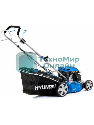 Бензиновая газонокосилка Hyundai L4620S ICV145,4-х такт, 3.8 л.с./145 см3, Ширина среза 45,7 см, Высота среза 25-75 мм, 25,2 кг