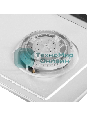 Газовая варочная панель Maunfeld EGHS.64.43CS/G, 4 конфорки, нержавеющая сталь, серебристый