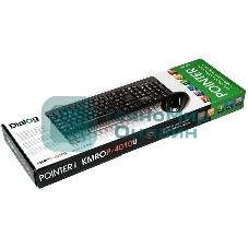 Комплект клавиатура+мышь Dialog KMROP-4010U беспроводной, USB, 1600 DPI, чёрный