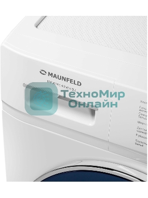 Стиральная машина Maunfeld MFWM148WH02 белый, загрузка фронтальная 8 кг, 1400 об/мин., класс: А+++