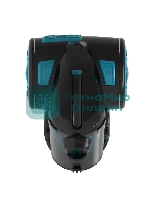 Пылесос Blackton Bt VC1802B черный/голубой, 350/1400 Вт, уборка сухая, пылесборник контейнер 2 л