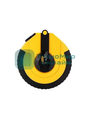 Мерная лента Deli DL9850ZY 50м x 14.5мм Ударопрочный корпус. Основной класс точности. Метрическое полотно из стекловолокна и ПВХ.