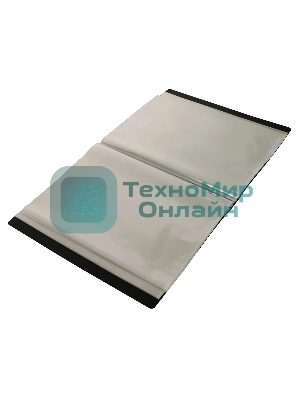 Папка с 80 прозрачными вкладками Бюрократ DeLuxe DLVBOX80BLCK A4, пластик, 0.7мм, черный в коробе