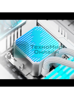 Система жидкостного охлаждения ID-Cooling DX240 Max белый 120мм алюминий+медь 2150rpm 32.5db 4-pin 300W