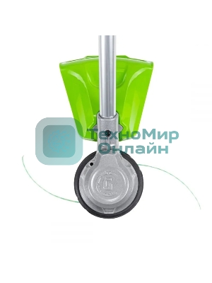Триммер аккумуляторный GreenWorks GD82LTk5, 82V, 40 см, бесщеточный, с 1хАКБ 5 А·ч и ЗУ (2110607UB)