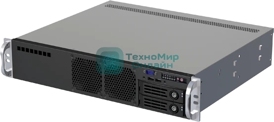 Серверный корпус Ablecom 2U chassis; ATX, Micro-ATX, Mini-ITX MBs; 2 x 3.5''hs + 2 x 3.5'' internal + 1 x 2.5'' internal; flex ATX 500W; no rails