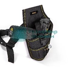 Поясная сумка-кобура монтажника Deli DL430004 260 x 150 мм, 4 кармана, ткань Оксфорд 600D