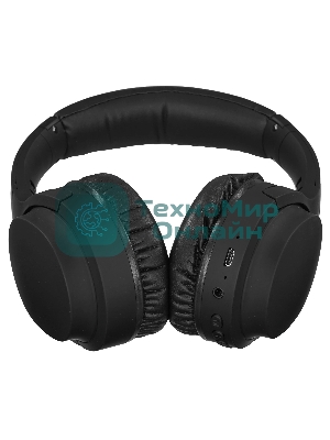 Беспроводные/проводные наушники Harper HB-707 черный, накладные, Bluetooth + проводной, складная конструкция, до 5 ч