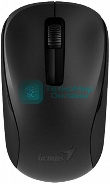 Мышь беспроводная Genius NX-7005 черный, 1200 dpi, радиоканал, USB, кнопки - 3