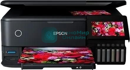 МФУ струйное Epson EcoTank L8160 (C11CJ20503) черный, A4, ч/б печ. 16 стр/мин., цв. печ. 12 стр/мин., 5760x1440 DPI, USB, Wi-Fi, Ethernet