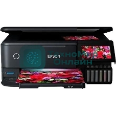 МФУ струйное Epson EcoTank L8160 (C11CJ20503) черный, A4, ч/б печ. 16 стр/мин., цв. печ. 12 стр/мин., 5760x1440 DPI, USB, Wi-Fi, Ethernet
