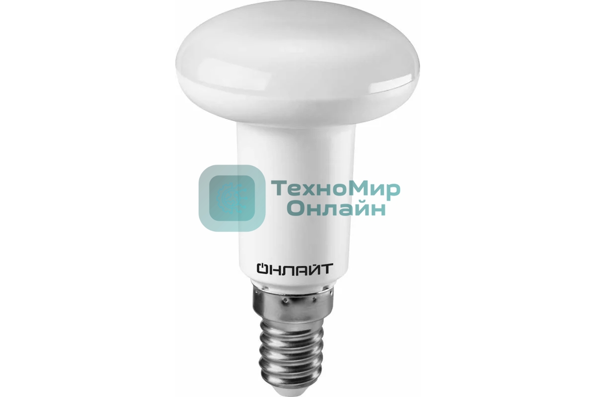 Лампа светодиодная ОНЛАЙТ 71651 OLL-R50-5-230-2.7K-E14