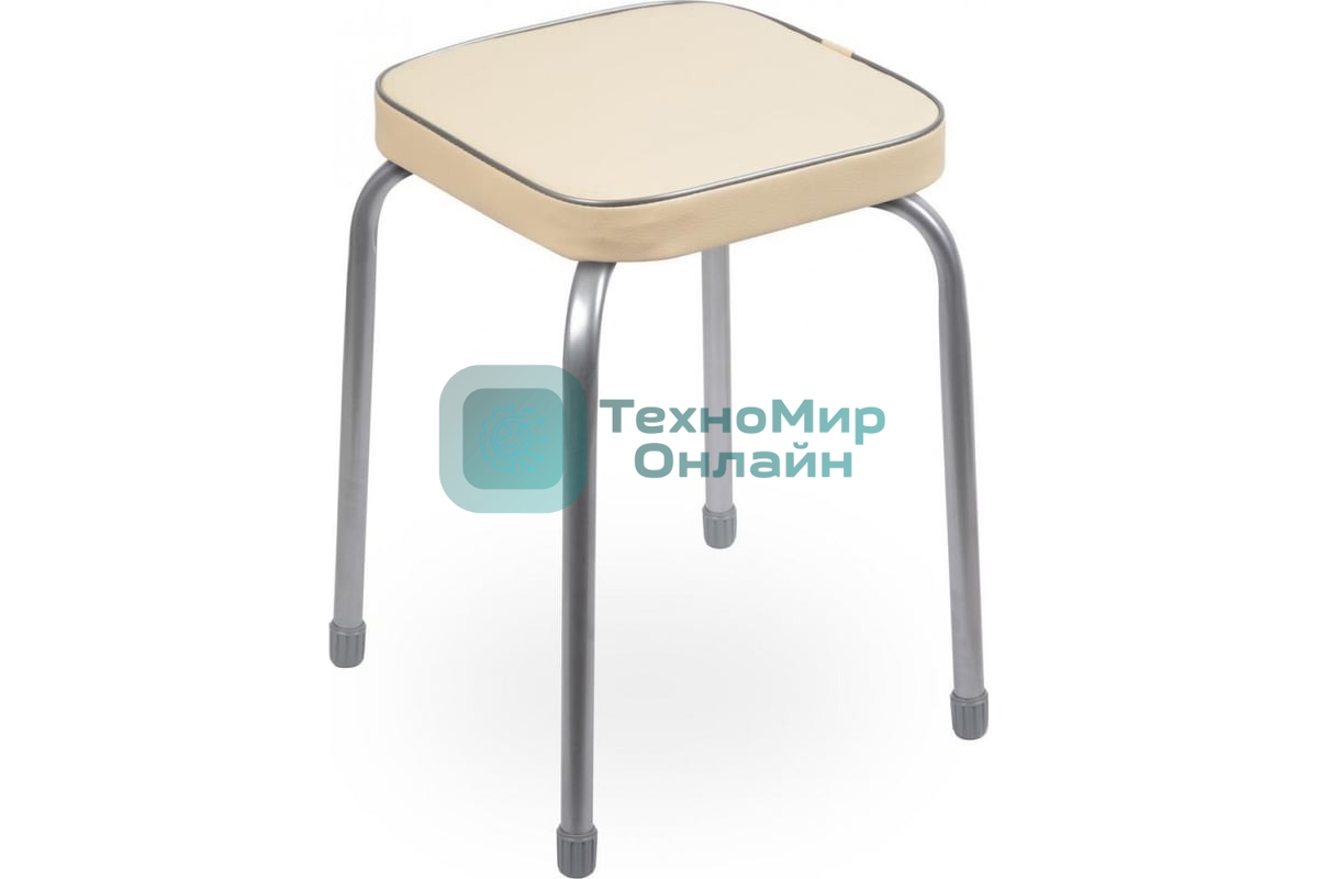 Табурет НИКА Фабрик-3 ТФ03/СК 32х32 см, слоновая кость