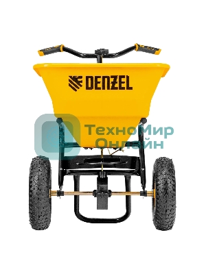 Механическая сеялка на колесах Denzel 45 л