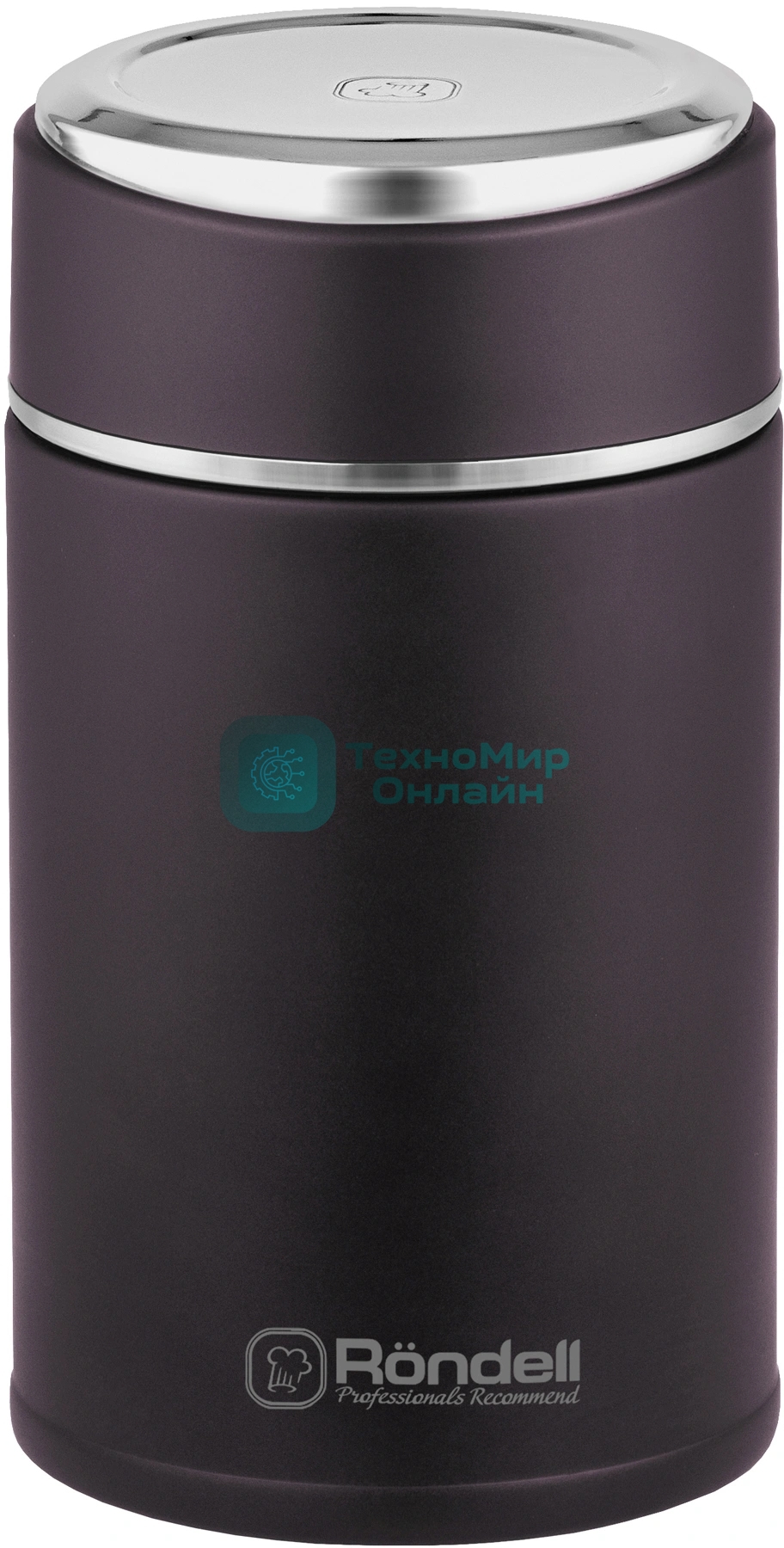Термос для еды RONDELL RDS-1661, 0.7 л, бордовый
