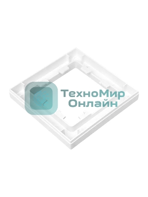Рамка Эпика 1-местная, белая, пластик