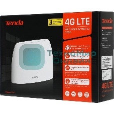 Роутер Tenda 4G03 4G LTE wiFi, 300 Мбит/с, поддержка TR069, слот для SIM-карт