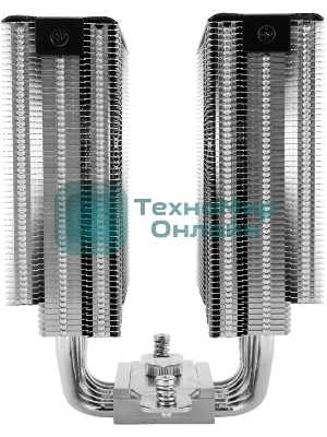 Кулер для процессора Thermalright Royal Pretor 130 (4-pin PWM, 158мм, Ni/Cu, 6x6мм, 1x120+1x130мм, 80.45CFM/81.88CFM, 29.4dBA/28.3dBA, 2150PM/1750RPM, S: 1200, 1700, 1851, 2011, 2066, 115X, AM4, AM5, silver, black)