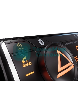 Автомагнитола AURA STORM-868DSP, 1 DIN, Bluetooth, USB Type-A, AUX, пульт ДУ