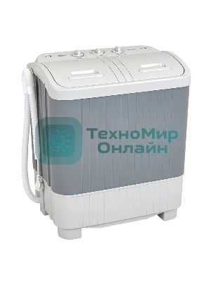 Стиральная машина Фея СМП 40 Н Серый, светло-серый, загрузка вертикальная 4 кг, 1320 об/мин, класс В