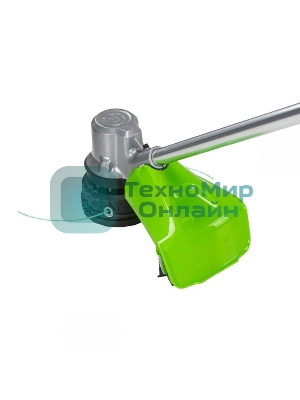 Триммер аккумуляторный GreenWorks GD82LTk5, 82V, 40 см, бесщеточный, с 1хАКБ 5 А·ч и ЗУ (2110607UB)