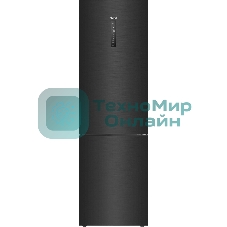 Холодильник Haier C4F740CDBGU1 графитовый двухкамерный 286/115л морозилка снизу, No Frost