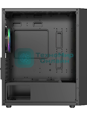 Компьютерный корпус Ocypus Gaммa C50 BK ARGb, MATX, USB 3.0*1+USB 2.0*2, FRONT 3x120мм ARGb, REAR 1x120мм ARGb
