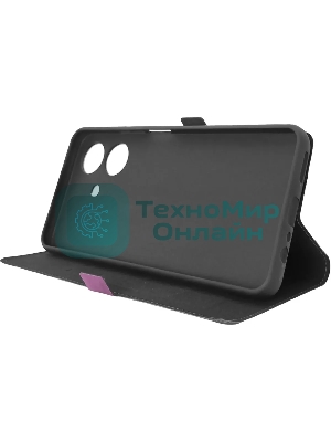 Чехол Book Case для Realme Note 60/60X фиолетовый, Borasco