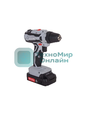 Дрель-шуруповерт аккумуляторная Ресанта ДА-18-2ЛК 75/14/5, Аккумуляторная, 18В, 2 АКБ, Кейс