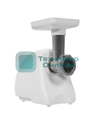 Мясорубка электрическая Ротор Экстра-Р ЭМШ 35/250-3 белый, 1500 Вт, 0.6 кг/мин, реверс, насадки - 4