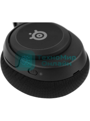 Гарнитура проводная с микрофоном Steelseries Arctis Nova 3 черный 1.2м накладные оголовье (61631)