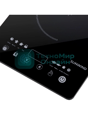 Плита настольная индукционная SunWind SCI-0502 черный стеклокерамика (настольная)