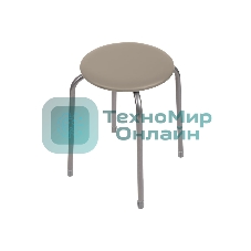 Табурет NIKA Эконом ТЭ2/Б бежевый, кругл.