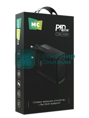 Сетевое зарядное устройство MORE CHOICE (4620202553454) NC67 СЗУ 1Type-C 3.0A PD 20W, черный