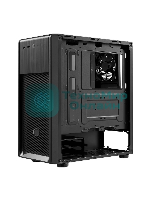Компьютерный корпус без блока питания Cooler Master Elite 500, 2xUSB3.2, 1x120Fan, w/o PSU, Black, w/o ODD, Window TG left panel, ATX