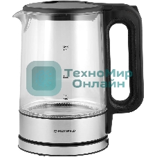 Чайник электрический Maunfeld MGK-612BK, 1.7л, стекло/металл