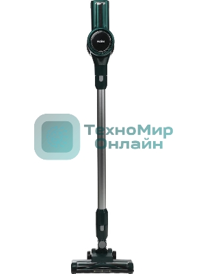 Пылесос вертикальный Haier HVC400HE зеленый, питание от аккумулятора, 400 Вт, уборка сухая, пылесборник 0.8 л