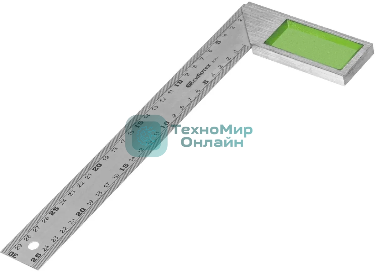 Угольник Сибртех, 300 мм, металлический